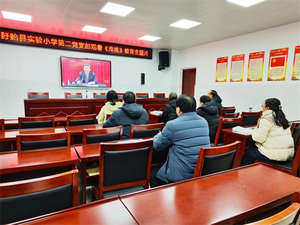 兢兢业业  扎实进取——盱眙县实验小学第二党支部举行“牢记嘱托、感恩奋进、走在前列”主题教育交流会