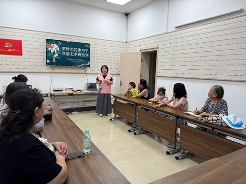 银城东苑社区：穿针乞巧赛巧手 共话七夕诉芳华