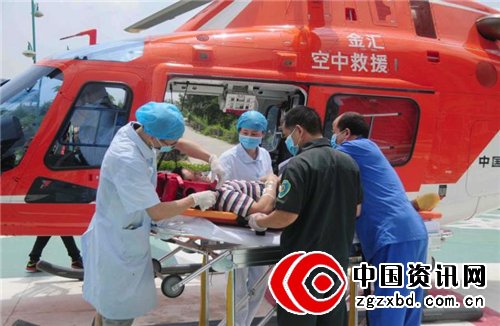 广东 |工人施工高坠骨折 人保联合金汇紧急出动直升机