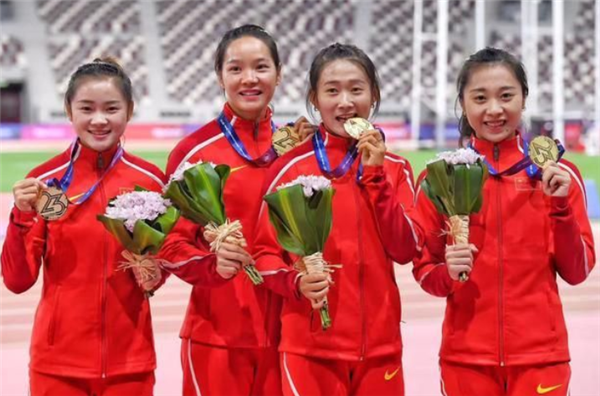 2019亚洲田径锦标赛中国女子接力夺冠