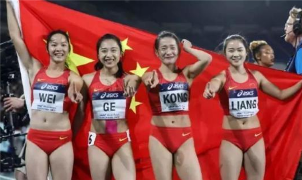 中国女队夺国际田联世界接力赛4x200米银牌