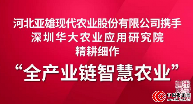 禾中集团携手华大布局“全产业链智慧农业”