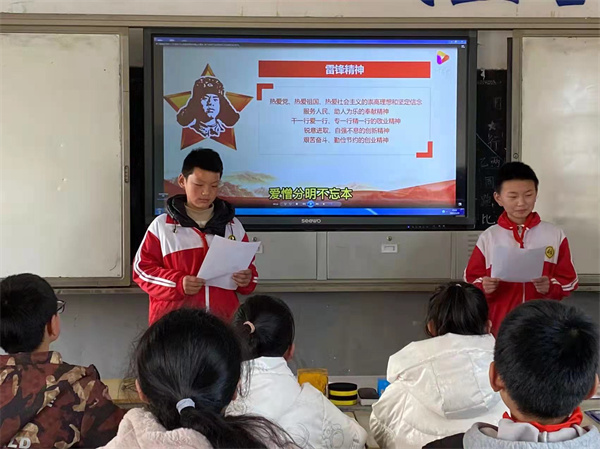 学习雷锋精神，争做时代雷锋  ——盱眙县古桑中心小学开展学雷锋月主题活动
