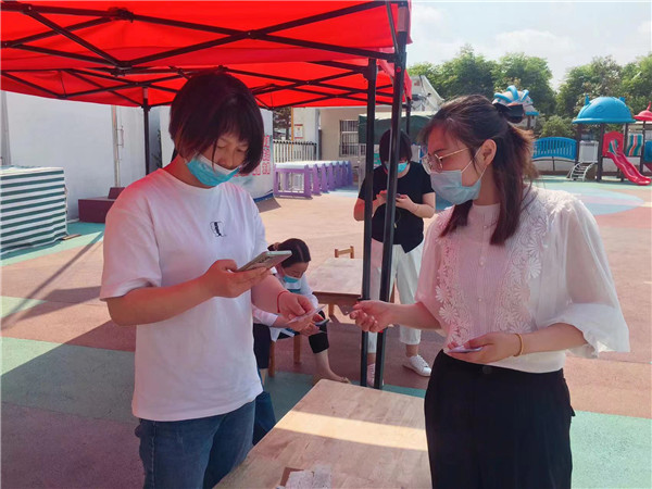 用心护航，“幼”见美好！——盱眙县盱城街道中心幼儿园开展师生常态化核酸检测活动
