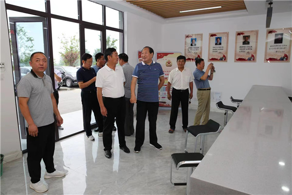 盱眙县关工委领导调研指导村（社区）校外辅导站工作
