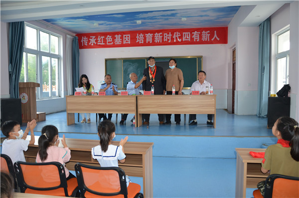 盱眙县黄花塘小学开展“传承红色基因  培育新时代四有新人”主题活动