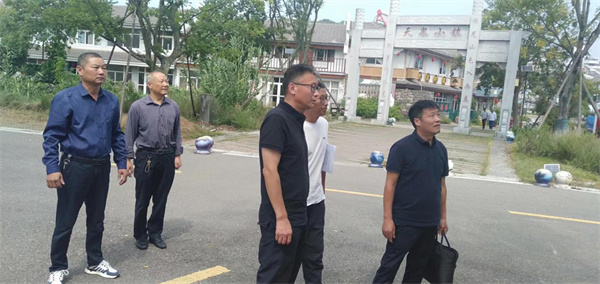 市减灾委办公室赴盱检查验收全国综合减灾示范社区创建工作