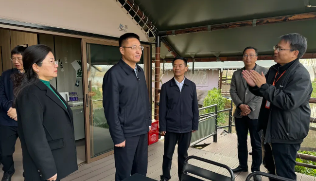 陕西吴堡县委书记杨政率党政代表团来仪征枣林湾考察