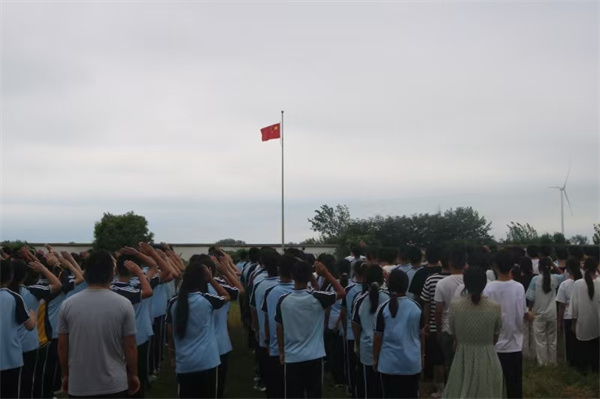 砺行致远金秋季  追光奋进启新程——盱眙县鲍集中学举行2024-2025学年度第一学期开学典礼