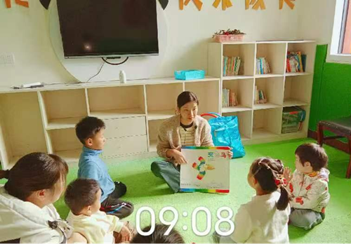 庙庄村开展“小黄和小蓝”亲子活动 促进婴幼儿健康成长