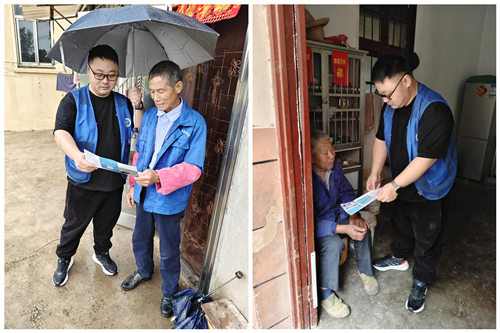 东阳社区：网格员积极开展残疾人保障政策宣传