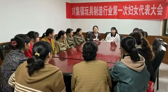 仪征市刘集镇玩具制造行业妇联成立