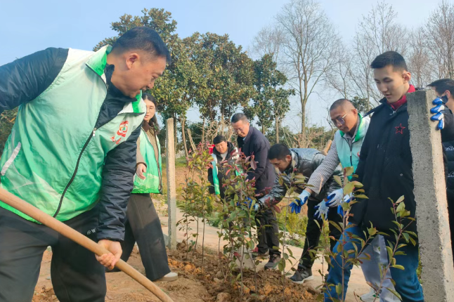仪征市残联：不负春光，植得期待