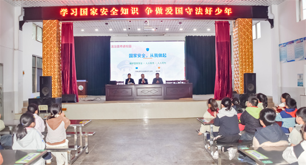 盱眙县维桥小学举办国家安全教育专题讲座