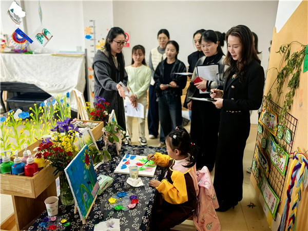 观摩区域新貌，交流教育巧思——盱眙县临淮新寓幼儿园开展区域研讨活动